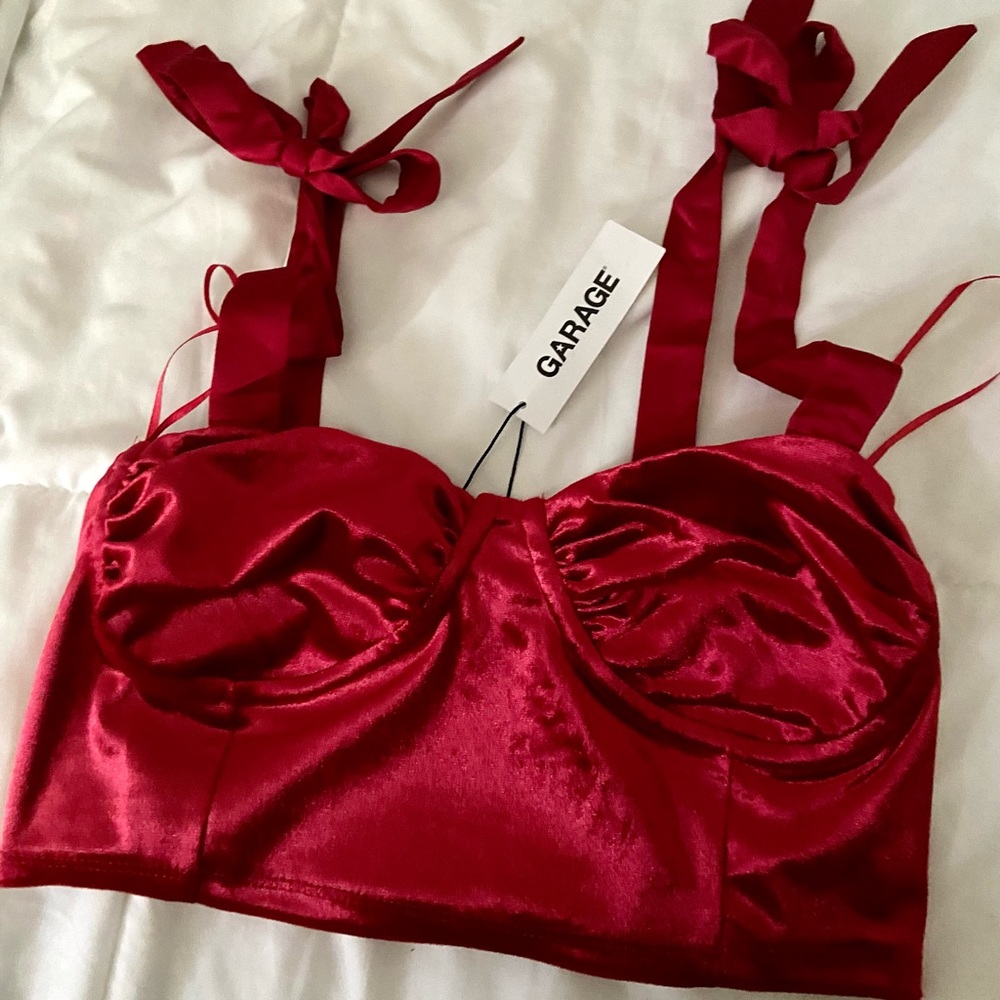 GARAGE bustier top